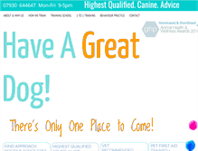 Tablet Screenshot of perfectpawz.co.uk